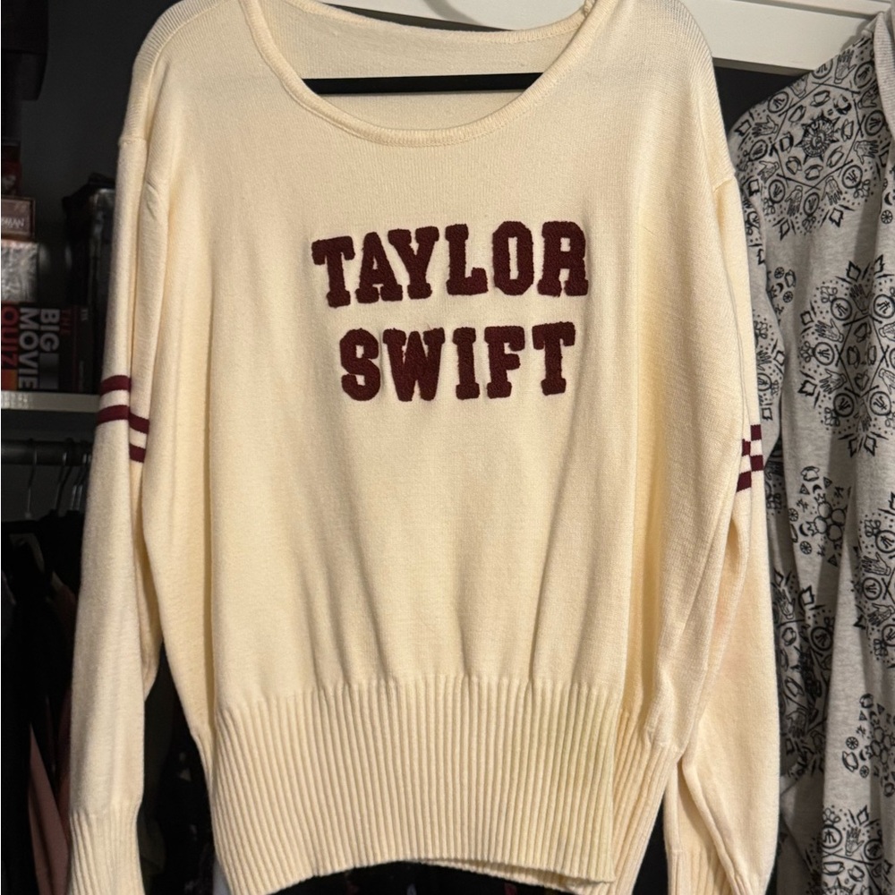 Taylor Swift Cream Sweater